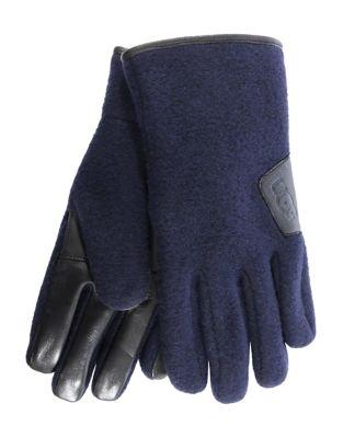 Ugg Fabric Smart Leather Gloves