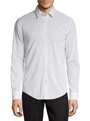 Boss Ronnie Printed Button-down Shirt
