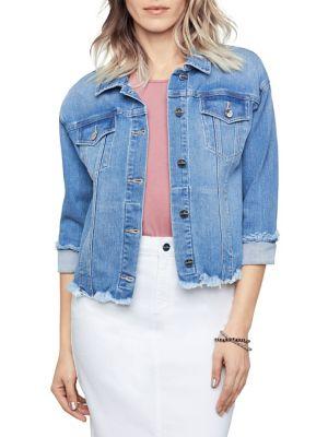 Sam Edelman The Jess Printed Denim Jacket