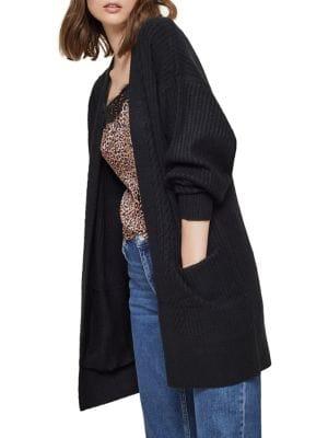 Miss Selfridge Open Front Knit Cardigan