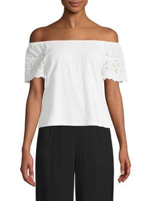 Vero Moda Off-the-shoulder Cotton Top