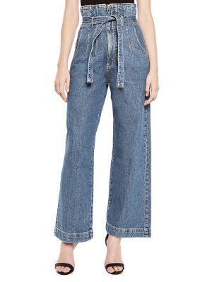 Bardot Wide-leg Cotton Jeans