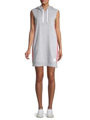 Calvin Klein Performance Original Stripe Hooded Knit Dress