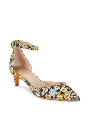 Charles By Charles David Kadie Floral Fabric Kitten Pumps