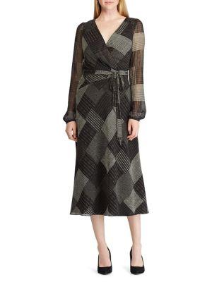 Lauren Ralph Lauren Print Georgette Dress