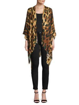 Steve Madden Leopard-print Kimono
