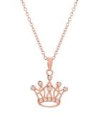 Lord & Taylor Crystal Princess Royal Tiara Crown Pendant Necklace