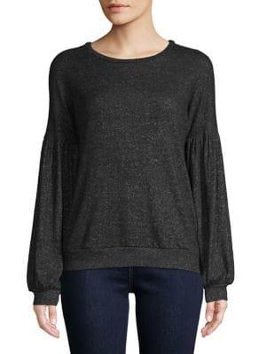 Lord & Taylor Petite Balloon Sleeve Top