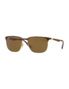 Ray-ban 59mm Contrast Square Sunglasses