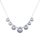 Lucky Brand Milagro Indigo Ranch Faux Pearl Statement Necklace