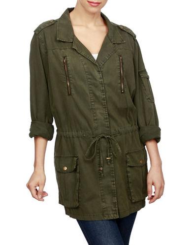 Lucky Brand Cotton Military Jacket