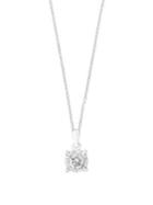 Effy Pave Classica 0.32 Tcw Diamond And 14k White Gold Round Pendant Necklace