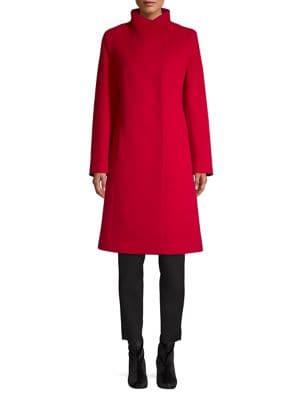 Cinzia Rocca Icons Button-up Wool Cashmere Coat