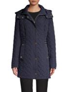 Gallery Long Quilted Hooded Jacket