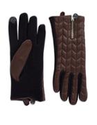 Lauren Ralph Lauren Quilted Leather Touch Gloves