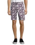 French Connection Floral-print Cotton Shorts