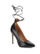 Nine West Ebba Lace-up Leather Pumps