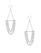 Lucky Brand Lost And Found Titanium Chandelier Earrings