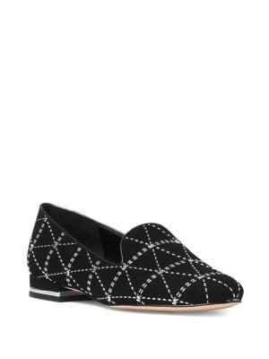 Michael Michael Kors Natasha Suede Smoking Slippers