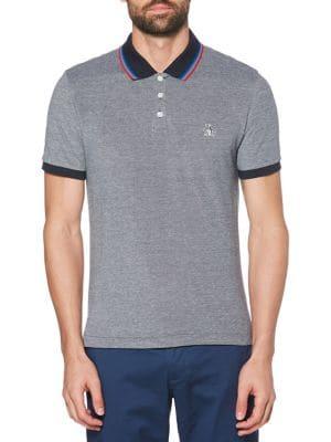 Original Penguin Tipped Birdseye Cotton Polo