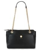 Anne Klein Metallic Logo Shoulder Bag
