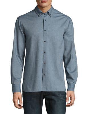 Black Brown Brush Twill Shirt