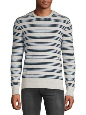 Black Brown Balanced-stripe Cashmere Sweater