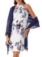 Tommy Bahama Seraphina Floral Halterneck Mini Dress