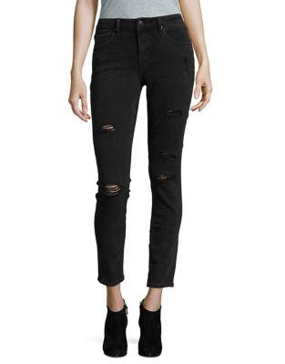 Vigoss Distressed Buttoned Jeans