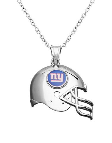 Dolan Bullock Nfl New York Giants Sterling Silver Helmet Pendant Necklace