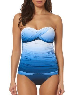 Bleu By Rod Beattie Twist Tankini Top