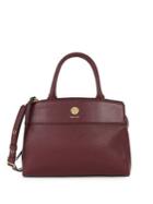 Anne Klein Oxford Faux Leather Satchel