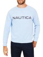 Nautica Graphic Fleece Crewneck Long-sleeve Tee