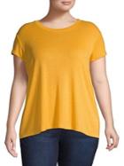 Rachel Rachel Roy Plus Slit Back Hem T-shirt