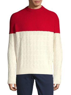 Hugo Boss Colorblock Crewneck Sweater