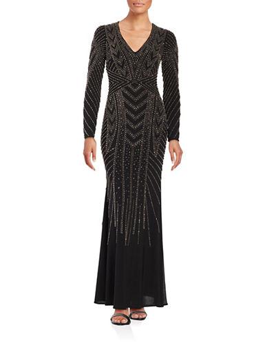Xscape Embellished Knit Gown