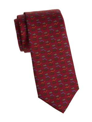 Brooks Brothers Silk Bull And Bear Tie