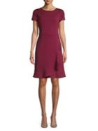 Adrianna Papell Ruffle Wrap Dress