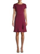 Adrianna Papell Ruffle Wrap Dress