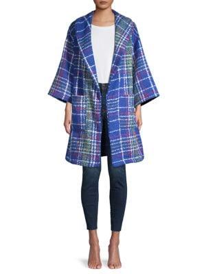 Hudson's Bay Company Plaid Open-front Coat