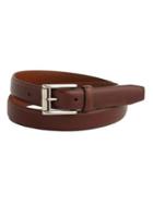 Lauren Ralph Lauren Leather Roller Buckle Belt