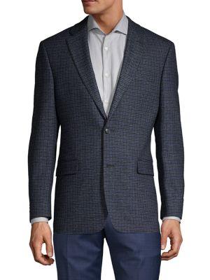 Tommy Hilfiger Check Button-front Blazer