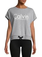 Calvin Klein Performance Logo Cropped Top