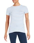 Lord & Taylor Striped Roundneck Tee