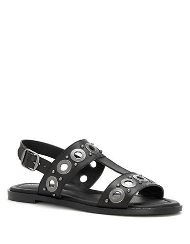 Lucky Brand Ansel Leather Flat Sandals