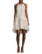 Adrianna Papell Floral A-line Sleeveless Dress