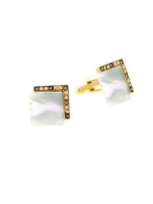 Lord Taylor Mother-of-pearl Square Cufflinks