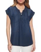 Jessica Simpson Isabelle Chambray Shirt
