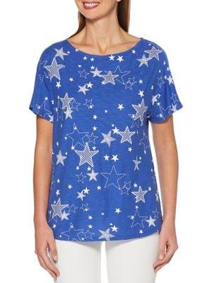 Rafaella Star Printed Tee
