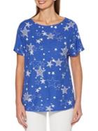 Rafaella Star Printed Tee